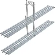 Children's Train Tracks Accessories 1 Set of Plastic Train Track Blocks for Boys