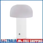 # LED Mushroom Table Lamp 3 Color Dimmable Touch Lamp USB Rechargeable (White)