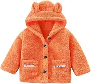 [Generic] Dog Coats Boy Toddler Baby Boys Girls Long Sleeve Hooded Jacket Thick Coat Outer Outwear Outfits Clothes Double Coat for Boys