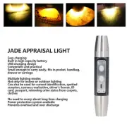 Identification Flashlight Super Bright USB Rechargeable Quad LEDs Portable Ja