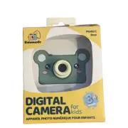 Kidamento - Model C Mikayo The Bear Digital Camera for Children -Green Free Ship