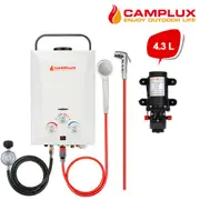 CAMPLUX Portable Gas Hot Water Heater With Pump Hot Water System Outdoor Caravan