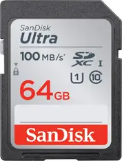 SANDISK SDSDUNR-064G SDXC Class 10 Ultra 100MB/S