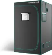 MARS HYDRO 100X100X180Cm Grow Tent, 3.3X3.3Ft Reflective Mylar 1680D Canvas Grow