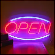Hanging Art Neon Signs Open LED Neon Light Wall Hanging Sign Bar Room Wall Party Club Office Decoration Colorful Night Lamp