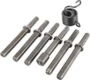 YaeCCC 7 Pcs Heavy Duty Smoothing Pneumatic Air Rivet Hammer Tools - Steel Air Hammer Chisel for Hollow, Solid, Half-hollow Rivet