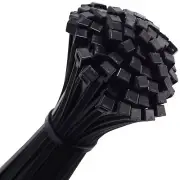 100 Pack 14" Multipurpose Self-Locking Zip Ties UV Resistant for Indoor Outdoor