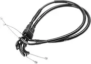 Vuzmode YZF-R1 Motorcycle Accelerator Lines Throttle Cables Wire, for YZFR1 R1 2007 2008 Steel Motorbike Clutch Wire Replacement(Black)