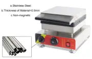 Commercial Nonstick Electric 4pcs Square Waffle Baker Maker Machine 110V 1500W