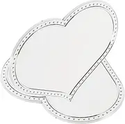 DRESSOOS 2pcs Music Box Mirror Kid Toys Mirrors Mini Toys Toys Lash Mirror for Eyelash Extensions Hand Mirror with Handle Cute Pocket Mirror Compact Mirror for Purse Plastic Silver