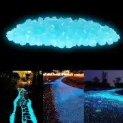 1000X Pebbles Stone Glow in the Dark Rock Fish Tank Stones For Garden·Road