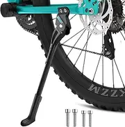 Bike Kickstand, 18mm Bicycle Kickstands for Mountain Bike, Rear Mount Bike Kick Stand Fit 24inch 27.5in Adult Bike, Mountain Bike Kickstand Suit for Road Bike/MTB/BMX/E-Bike ( Hole Spacing 18mm )