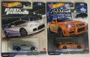 Hot Wheel Premium Fast And Furious Supra Skyline