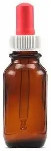 Amber dropper bottle with glass pipette 25gm