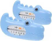 Kisangel 2Pcs Pool Thermometer Cartoon Water Temperature Gauge for Accurate Readings Celsius for Swimming Pools Spas and Bathtubs Durable Material Safe