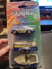 MATCHBOX SUPERFAST MP-805 HOBBY SET 3 PACK HTF!! PORSCHE/GLIDER/BOAT DENMARK