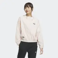 在飛比找PChome24h購物優惠-【ADIDAS】GFX WVN JKT 風衣外套 女 粉色-