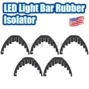 5X Silencer Rubber Isolator Dampener Reduce Noise For LED Work Light Bar Offroad