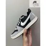 耐吉 [和]現貨 NIKE COURT BOROUGH LOW 2 黑灰休閒穿搭板鞋男女款 844881-005 情侶鞋