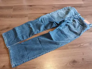 藍色單寧修身窄筒牛仔褲 Levi's 513 Slim jeans W36L30 47x103cm 八成新正品公司貨