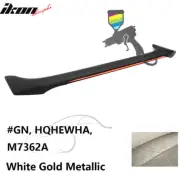 Fits 13-20 Ford Fusion Sedan Trunk Spoiler Painted White Gold Metallic W/ LED (for: Ford)