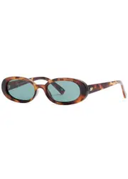 LE Specs Outta Love Oval-frame Sunglasses - Havana ONE SIZE