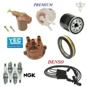 Ignition Tune Up Kit Filters Cap Rotor Spark Plug Wire for Toyota Pickup 83-84