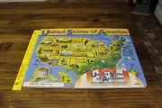 Melissa and Doug United States of America Wooden Frame Puzzle New Sealed