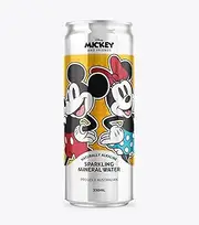 Rippl Disney Mickey & Minnie Canned Sparkling Mineral Water, 330 ml, 24 Pack