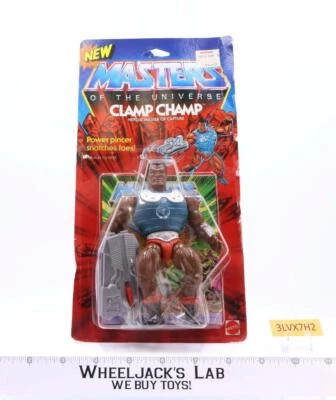Clamp Champ Masters of the Universe MOTU 1986 Mattel MOSC SEALED NEW Action