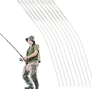 Fly Leader Fly Fishing Leader,Lightweight, Sturdy and Versatile Fly Fishing Lines 10pcs | Compact Portable Accessories for Stream Lake Fishing Men Women