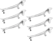 Cabilock 6Pcs Cute Dog Metal Chopstick Holders Practical Dining Table Cutlery Rest Rests for Kitchen Decoration Space Saving Utensil Organiser
