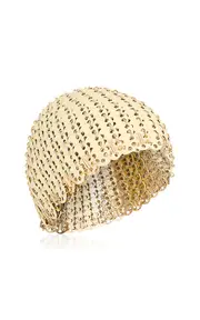 [Rabanne] Leather Chainmail Cap