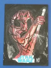 Original Art Unreleased Star Wars Color Sketch