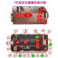 在飛比找ETMall東森購物網優惠-適用蘋果7代主板螺絲 7P 8代機身螺絲 iPhone8Pl