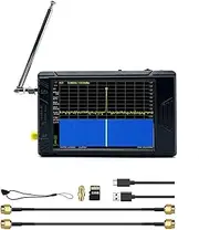 Tiny-SA Ultra Spectrum Analyzer, 4" Touch Display 100kHz to 5.3GHz Handheld Tiny Frequency Analyzer with 32Gb Card 2-in-1 Signal Generator