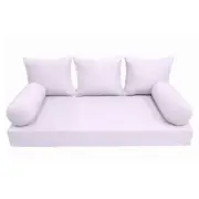 *COVER ONLY*-Style3 Daybed Mattress Bolster Pillow Covers Knife Edge Queen-AD107