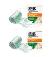2 x OPSITE Flexifix Film Roll Dressing Fixation Skin Protection Pack 10cm x 1m