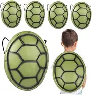 NIYANGLE 5Pcs Turtle Shell Costume Eva Party Props for Adults Durable and Cosplay Tortoise Shells for Festivals Halloween and Performance Activities