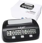 LEAP Chess Clock Digital Chess Timer Professional For Board Games Timer With