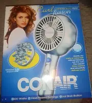 NIB 2012 Conair 1800 Watt Curl Fusion Ionic Ceramic Styler Hair Dryer