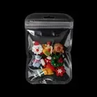 Flatback Resin Christmas 3D Nail Art Charms Kwaii Snowflake Sock Nail Decoration