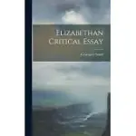 ELIZABETHAN CRITICAL ESSAY