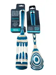 Baltique Montego Bay Collection Mixing Spoon, Spatula Blue Green Accents