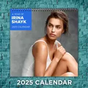 Irina Shayk 2025 Wall Calendar, 12-Month Supermodel Series
