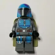 Lego Star Wars - Mandalorian Warrior Olive Green Cape Dark Azure 75267 (sw1080)