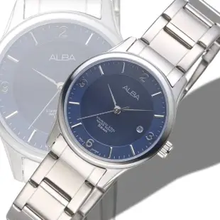 【ALBA】雅柏手錶 湛藍簡約都會風情女錶/AH7L77X1(保固二年)