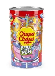 1000 CHUPA CHUPS Lollipops Mega Tin Assorted Candy Sweets Lollies 1000 x 12g new