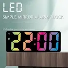 Number Clock Backlight Electronic Clock Large Number Alarm Clock LED Digital