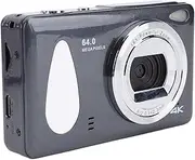 Digital Camera, Autofocus 4K Vlogging Camera, 64MP Portable Compact Point and Shoot Digital Cameras with 18X Zoom LED Fill Light, for Boys Girls Kids (-2214250010611)